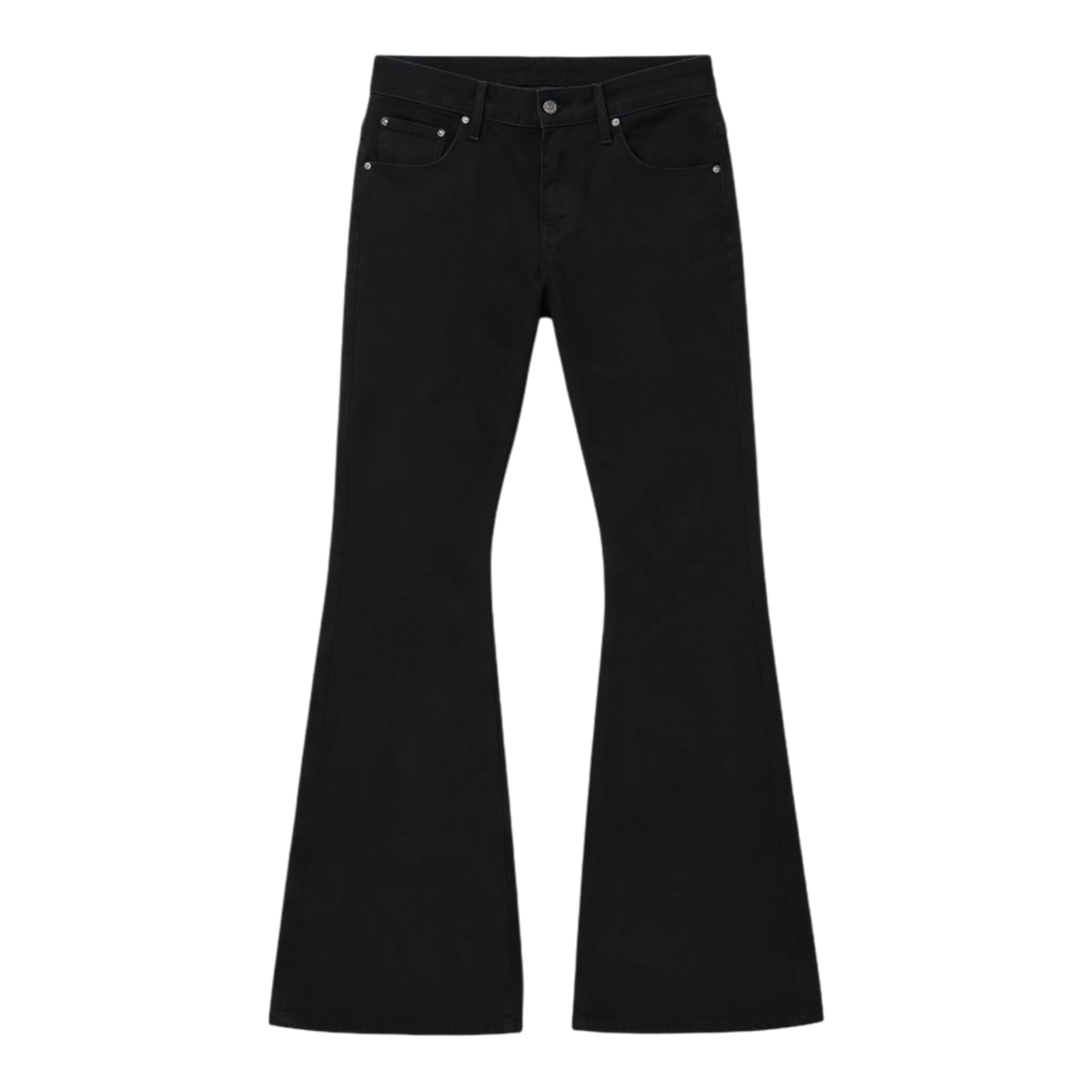 NAMEOFVERCETTI FLARED DENIM BLACK