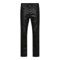 SEIJIN WAXED DENIM SKINNY BLACK