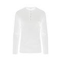SEIJIN LONG SLEEVE HENLEY WHITE